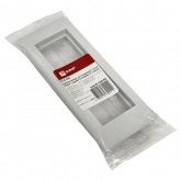 Рамка+суппорт EKF C-Line на 6 модулей (3 поста) для парапетного кабельного канала 105х50мм белый