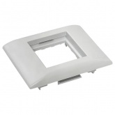 Рамка+суппорт EKF C-Line на 2 модуля (1 пост) для парапетного кабельного канала 105х50мм белый