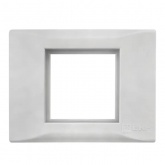 Рамка+суппорт EKF C-Line на 2 модуля (1 пост) для парапетного кабельного канала 105х50мм белый