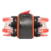 Кабельный коннектор EKF I-образный FreeTools разъемный СМК 5-и контактный 0,5-1,5мм2 D4-12мм IP68