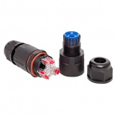 Кабельный коннектор EKF I-образный FreeTools разъемный СМК 3-х контактный 0,5-1,5мм2 D4-12мм IP68