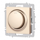 Светорегулятор Intro 600Вт поворотный 230В IP20 шампань 6-401-04