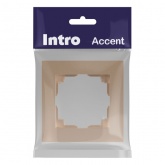 Рамка на 1 пост Intro Accent шампань 6-501-04