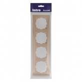 Рамка на 4 поста Intro Accent шампань 6-504-04