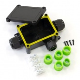 Распределительная коробка Промрукав 3-вводная IP68 ПА66 40А 450В d5-14 мм 135х81х42 черная