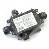 Распределительная коробка Промрукав откидная крышка 4-вводная IP68 ПА66 40А 450В d3,5-12мм 131х95х37