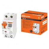 Дифференциальный автомат TDM АВДТ64 1П+Н B16А 10мА тип А однофазный электронный 6кА (дифавтомат, АВДТ)