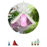 Лампа светодиодная для растений ЭРА FITO 24W RB E27 FOLD 3-х лепестковая красно-синего спектра