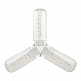 Лампа светодиодная для растений ЭРА FITO 24W RB E27 FOLD 3-х лепестковая красно-синего спектра