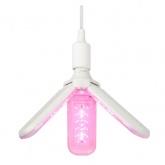 Лампа светодиодная для растений ЭРА FITO 24W RB E27 FOLD 3-х лепестковая красно-синего спектра