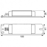 Дроссель Schwabe Hellas L5/7/9/11.311H с патроном G23 для ламп КЛЛ