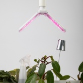 Лампа светодиодная для растений Green Line ФИТО 20W PL E27 GR 2-х лепестковая красно-синего спектра