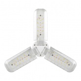 Лампа светодиодная для растений Green Line ФИТО 30W PFR E27 GR 3-х лепестковая полного спектра