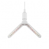 Лампа светодиодная для растений Green Line ФИТО 20W PFR E27 GR 2-х лепестковая полного спектра