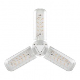 Лампа светодиодная для растений Green Line ФИТО 30W PL E27 GR 3-х лепестковая красно-синего спектра