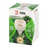 Лампа светодиодная для растений ЭРА Green Line ФИТО 35W PFR E27 GR полного спектра