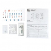 Встраиваемый комбинированный щит EKF Nova 2DIN-рейки+2 монтажные платы 4 габарит IP41 белая дверь