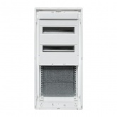 Встраиваемый комбинированный щит EKF Nova 2DIN-рейки+2 монтажные платы 4 габарит IP41 белая дверь