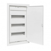 Встраиваемый силовой щит EKF PROxima Nova (3х12) 36 модулей с металлической дверью IP41 белый