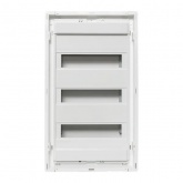 Встраиваемый силовой щит EKF PROxima Nova (3х12) 36 модулей с металлической дверью IP41 белый