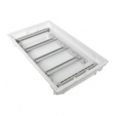 Встраиваемый силовой щит EKF PROxima Nova (3х12) 36 модулей с металлической дверью IP41 белый