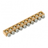 Шина EKF PEN ноль-земля 6х9мм 10 ответвлений для щитов Nova Unix Unix65