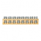 Шина EKF PEN ноль-земля 6х9мм 8 ответвлений для щитов Nova Unix Unix65