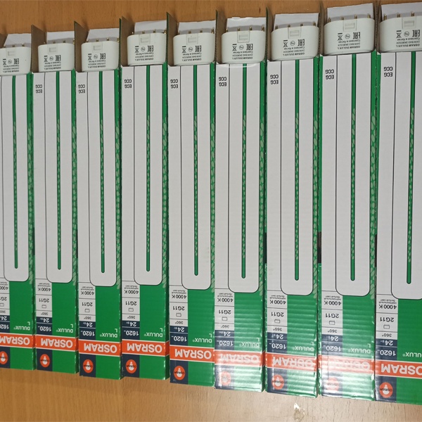 Компактная энергосберегающая лампа КЛЛ мощностью 24 Вт с цоколем 2G11 для ЭПРА или ЭмПРА