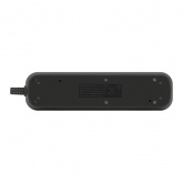 Колодка ЭРА KX-4e-B 4 розетки с заземлением черная