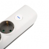 Удлинитель JazzWay ET-04-140W 4х2Р+Е 1,4м 3х1 мм2 16А с выключателем белый