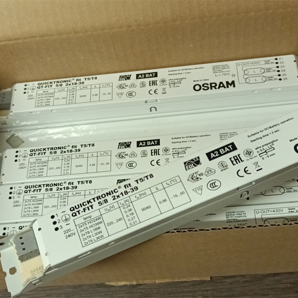 ЭПРА Osram 2х18-39Вт (4008321873903) для люминесцентных ламп T5 FQ20W HO G5, T5 FQ24W HO G5, T5 FQ39W HO G5, T8 L16W G13, T8 L18W G13, T8 L30W G13, T8 L36W G13.