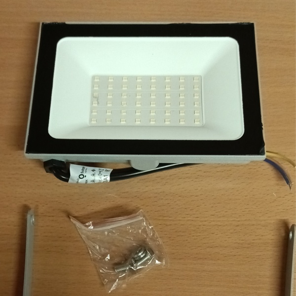 Прожектор светодиодный FL-LED Light-PAD 50Вт Foton lighting, серого цвета, нейтральный свет