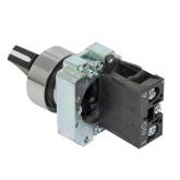 Переключатель в сборе EKF BD21 22мм 2 фиксированных положения 1NO короткая ручка IP40