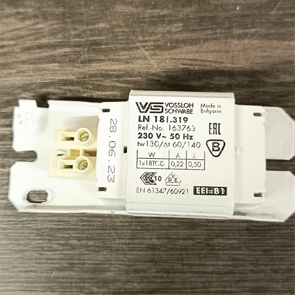 Дроссель LN 18I.319 для ламп КЛЛ 18W G24d-2/GX24d-2