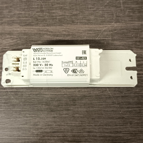 Электромагнитный дроссель (ПРА) для люминесцентных ламп мощностью 15 Ватт.