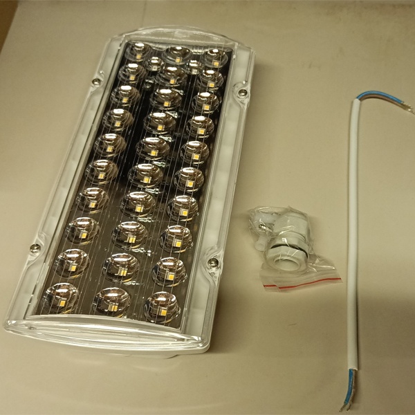 Влагозащищенный аварийный LED светильник ДПА постоянного действия ИЭК, нейтральный белый свет