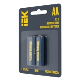 Аккумулятор ИЭК GREEN Ni-MH AA HR6 2700мАч Никель-металлогидридный (пальчиковый) (упаковка 2шт)