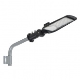 Кронштейн ИЭК КР-1 D48 L350 для консольных светильников, под монтажную ленту, 1 хомут, серый