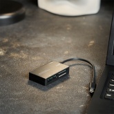 Картридер Rexant USB Type-C для карт памяти типов SDXC/SDHC/SD/MMC