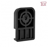 Площадка EKF под стяжку для прямого монтажа черная [упаковка 100 шт] PROxima