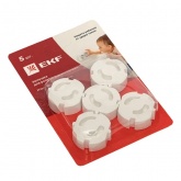 Заглушка EKF для розеток от детей (5 шт)