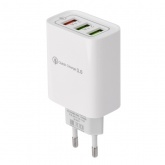 Сетевое зарядное устройство Rexant 3 x USB, 5V, 3 А + 1 А + 1 А, белое