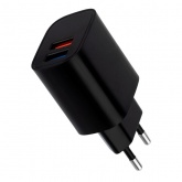 Сетевое зарядное устройство Rexant 2 x USB, 5V, 2.4 A, черное