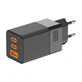 Сетевое зарядное устройство Rexant USB-A и 2 USB-C, 65Вт Gan компактный