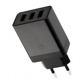 Сетевое зарядное устройство Rexant-переходник 3xUSB адаптер, 30W черное