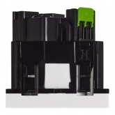 Розетка Daccord Metra45 2К+З 45° без шторок автозажим 2М, белая