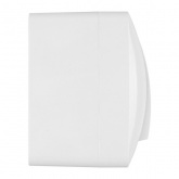 Блок TDM Селигер выключатель 1-клавишный + розетка 2П+З со шторками и прозрачной крышкой IP54 белый