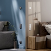 Умный одноклавишный выключатель AtlasDesign Sber & Systeme Electric 10А Zigbee L+N, белый