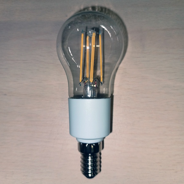 Диммируемая светодиодная лампа классической формы Осрам LED P Retrofit CLAS P 40 DIM 4.5W/827 470 lm E14 Filament