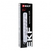 Удлинитель EKF 5х2Р+Е шторки 2USB 2,4А+2Туре-С 3А выключатель, кабель 5м 1,5мм2